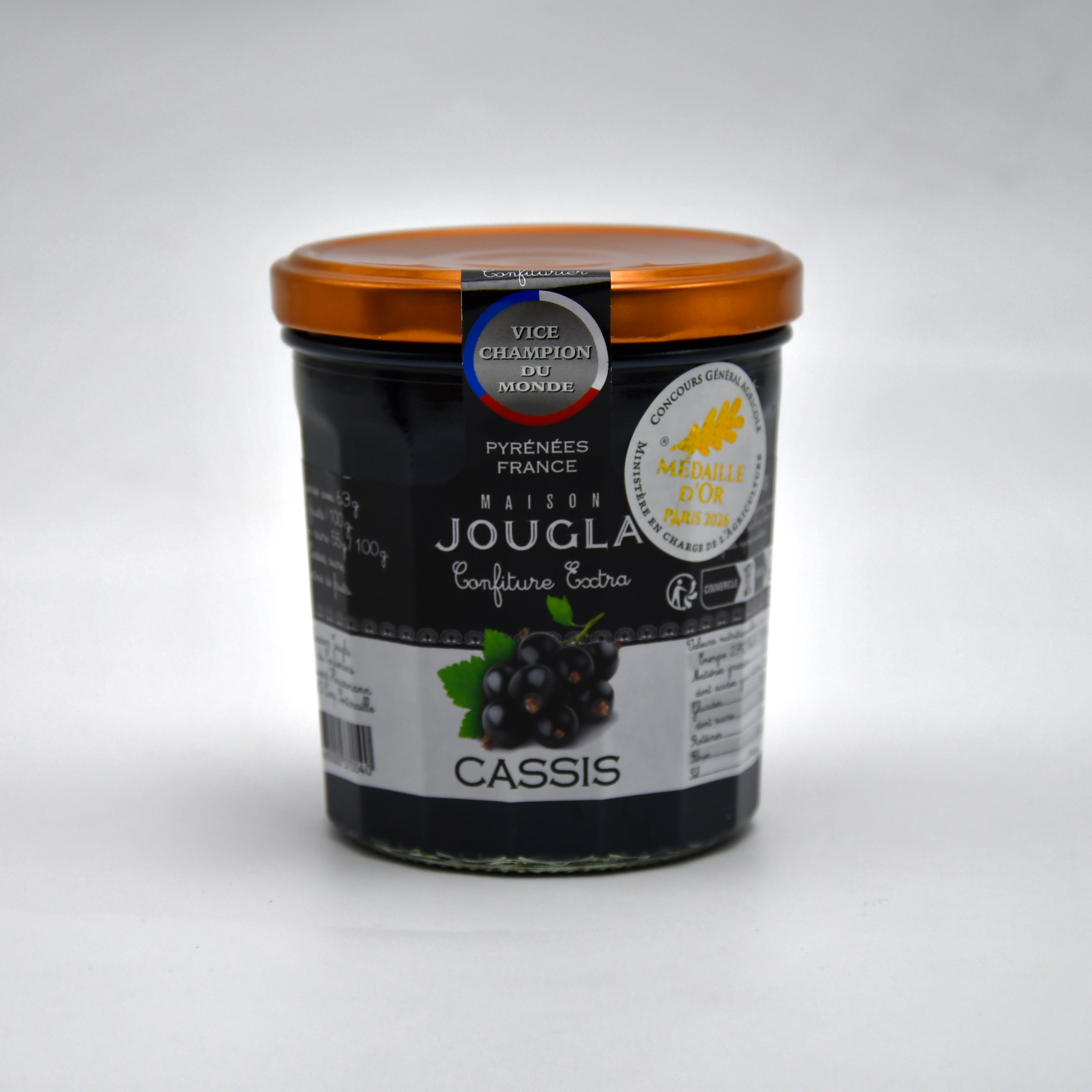 Confiture extra de Cassis 370g