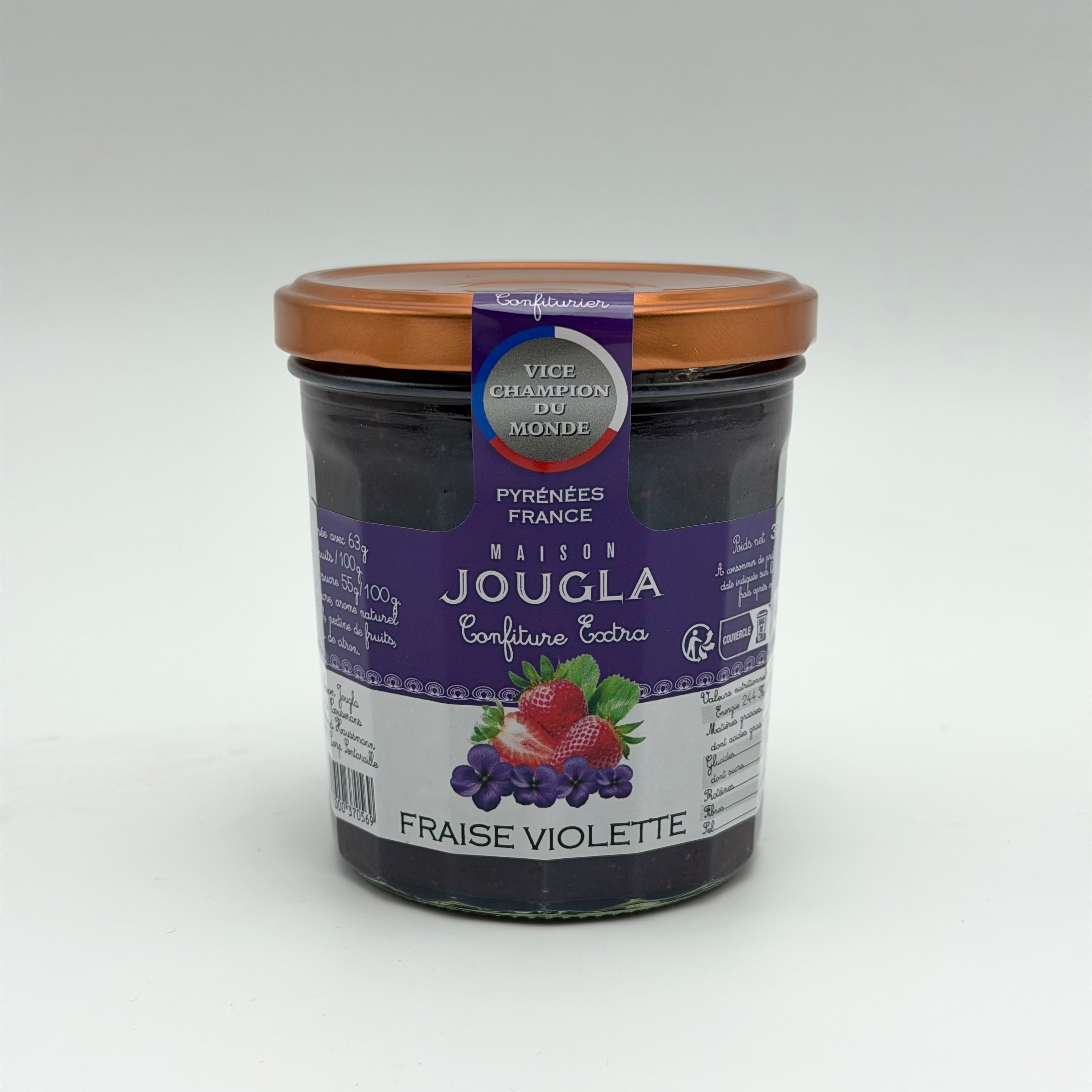 Confiture extra de Fraise Violette 370g