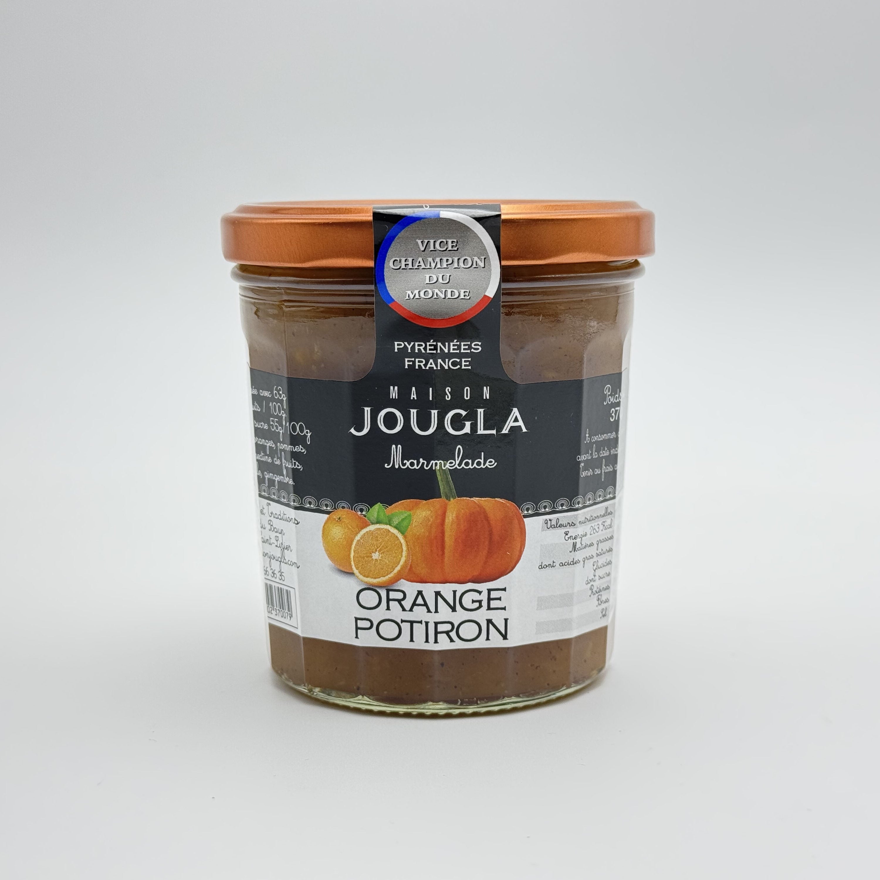 Marmelade d'Orange Potiron 370g