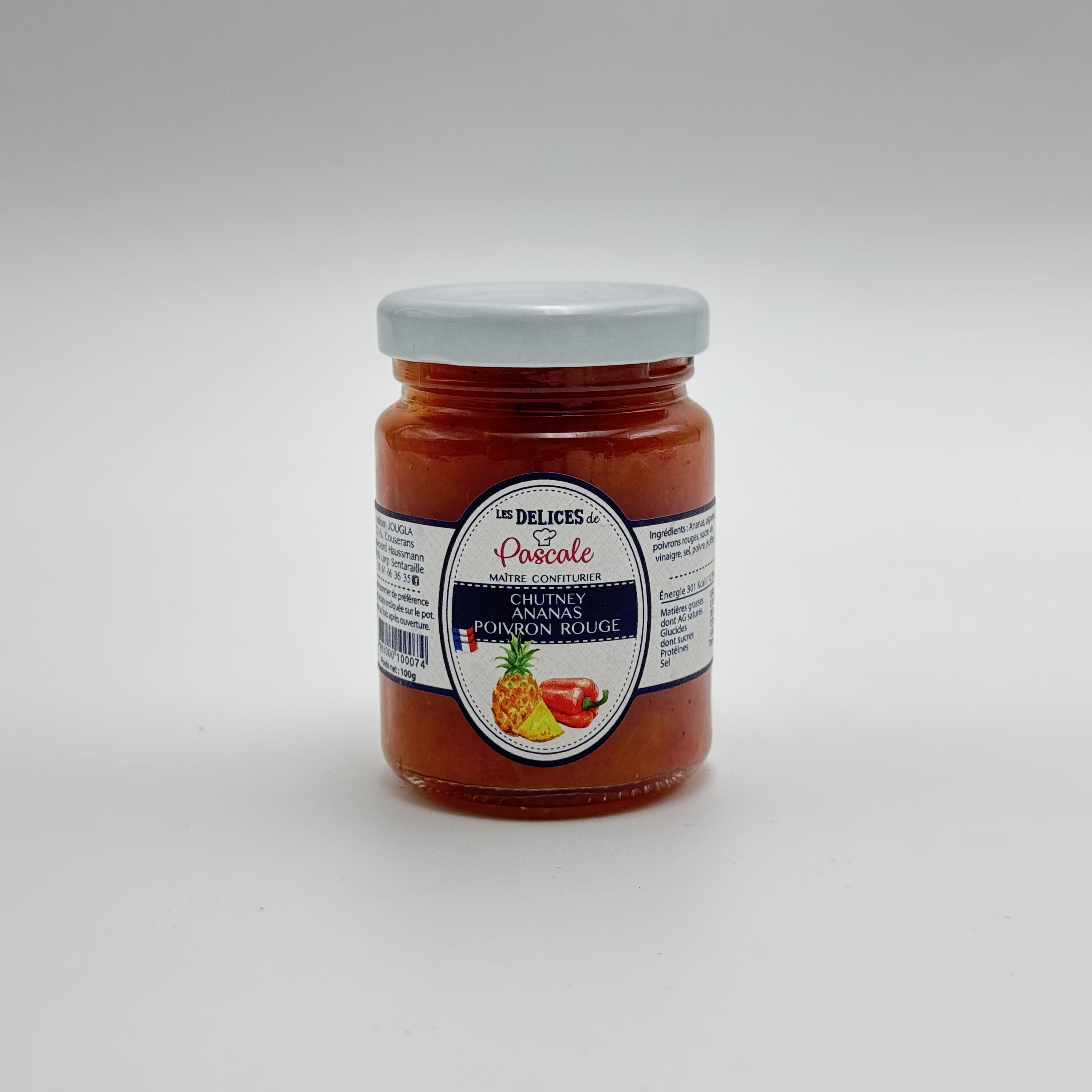 Chutney Ananas Poivron rouge 100gr