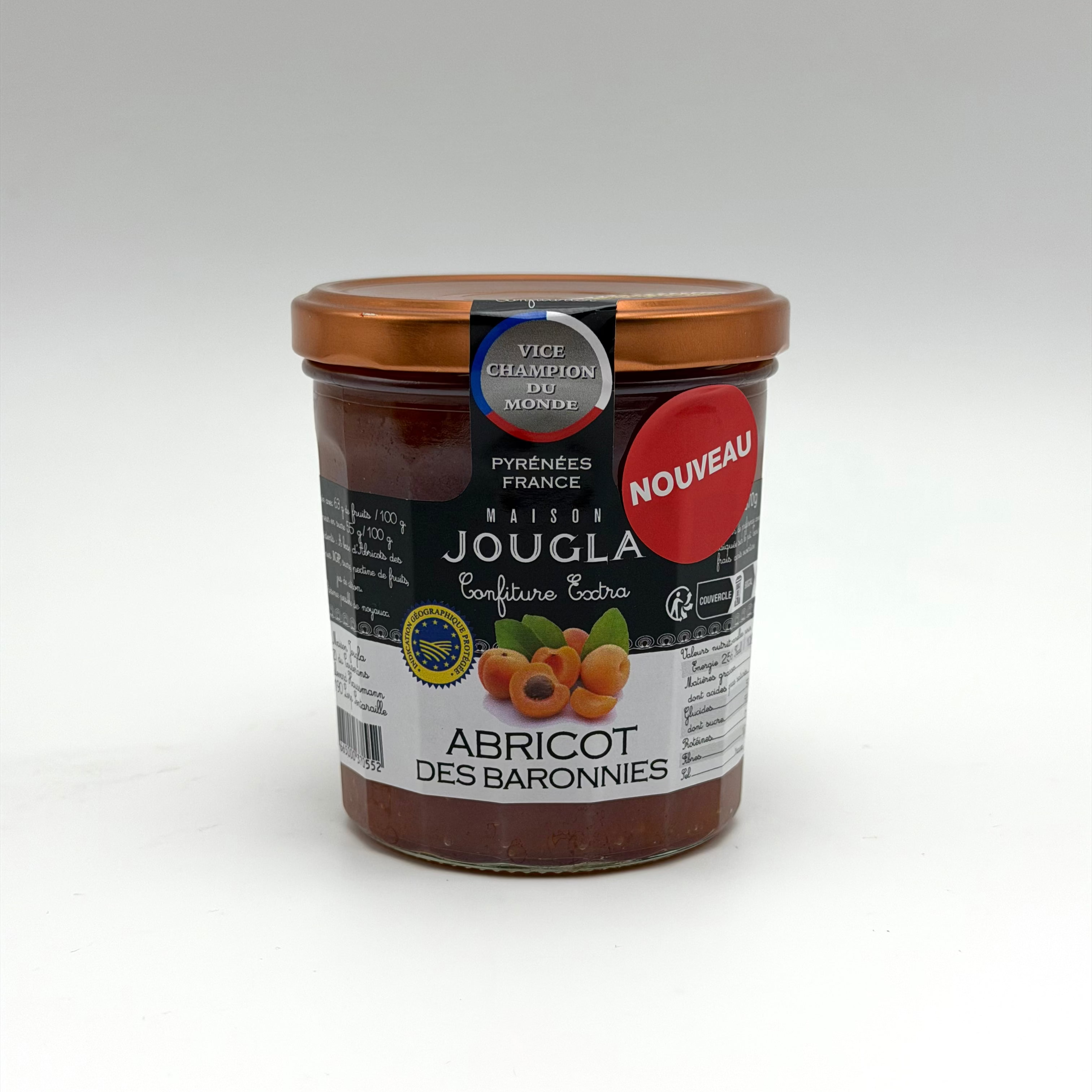 Confiture extra d'Abricot des Baronnies 370g