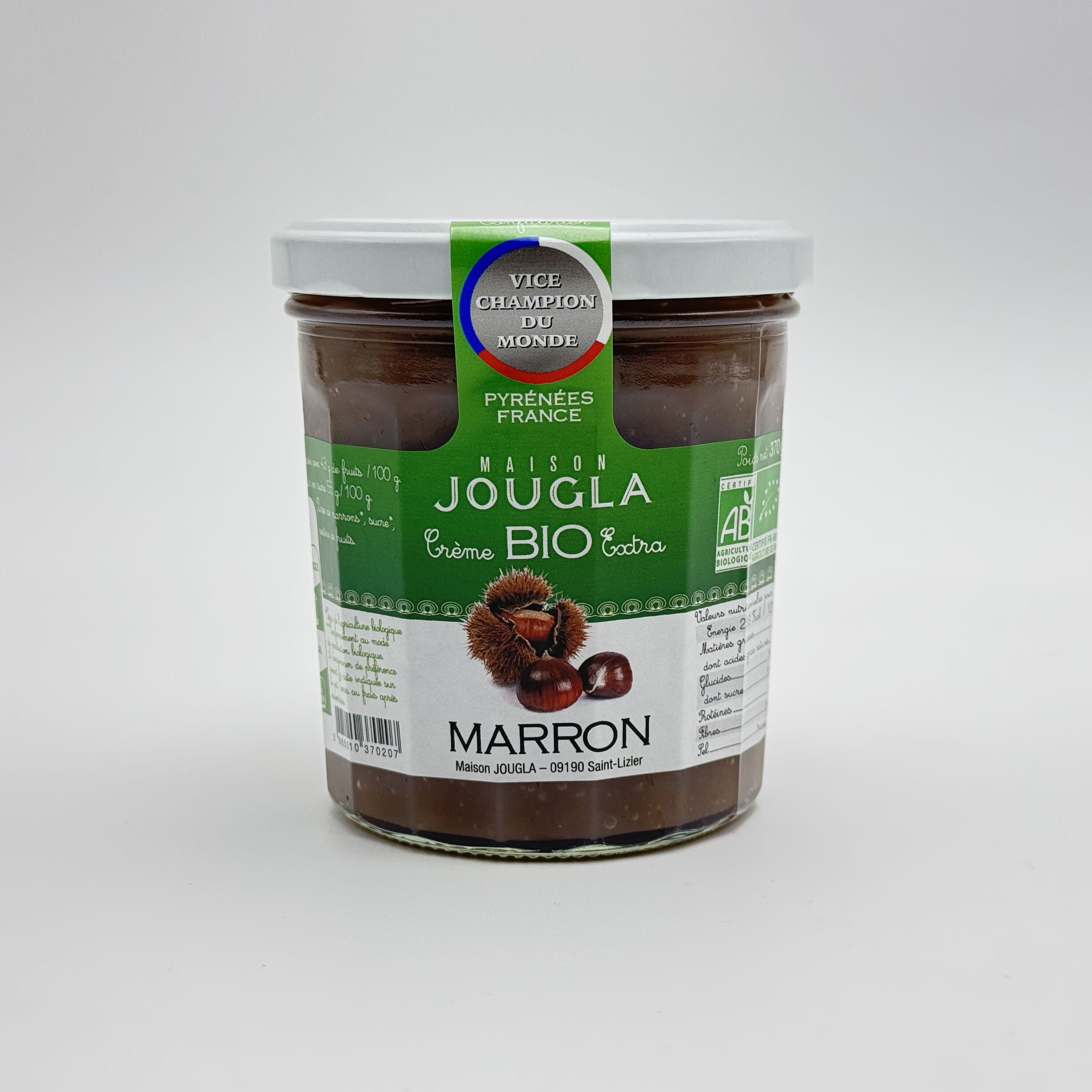 Crème BIO extra de Marron 370g