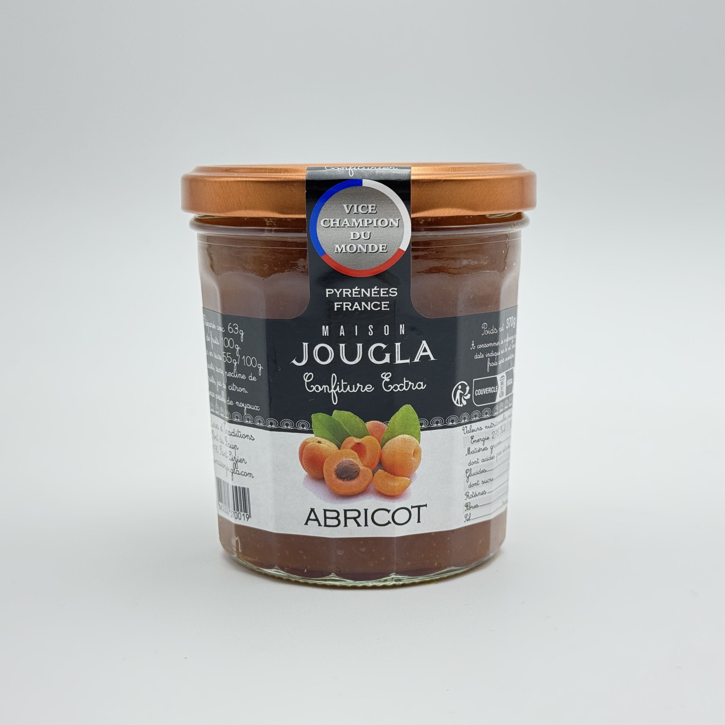 Confiture extra d'Abricot 370g