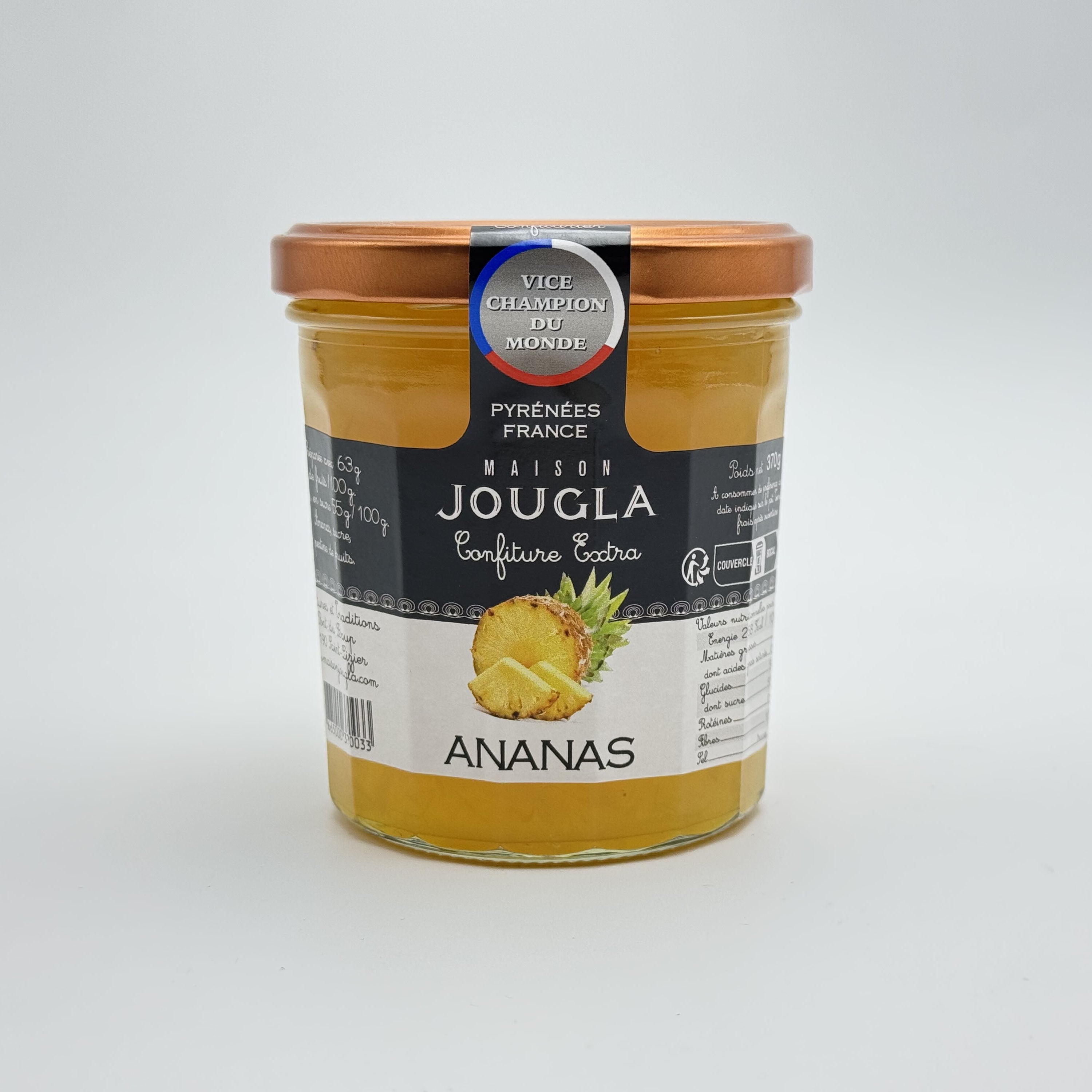 Confiture extra d'Ananas 370g