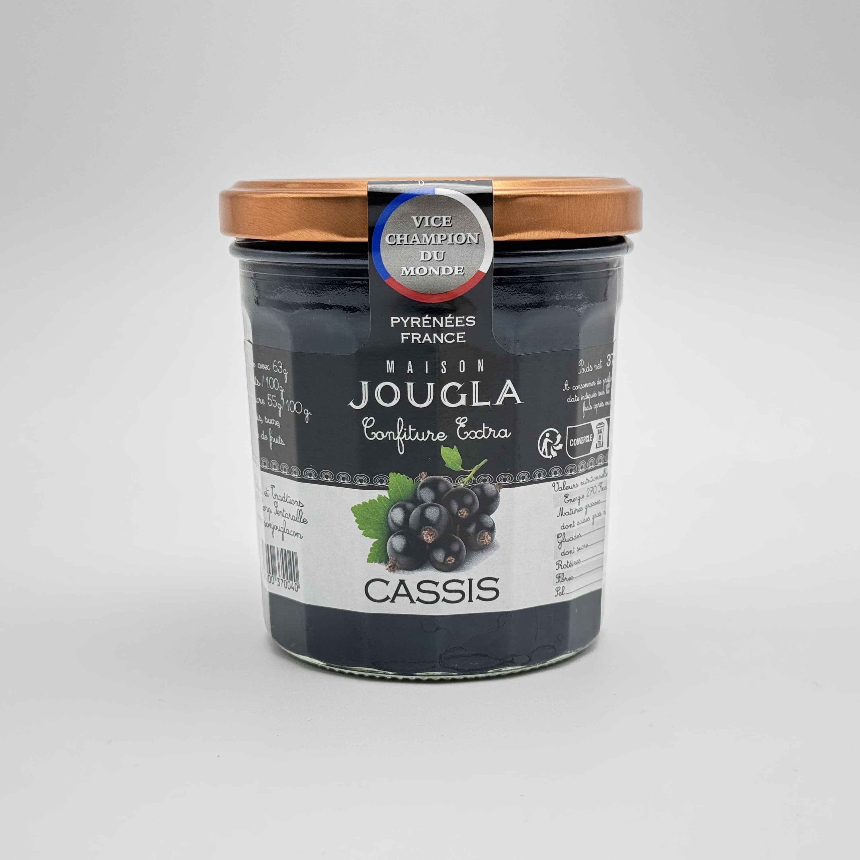 Confiture extra de Cassis 370g