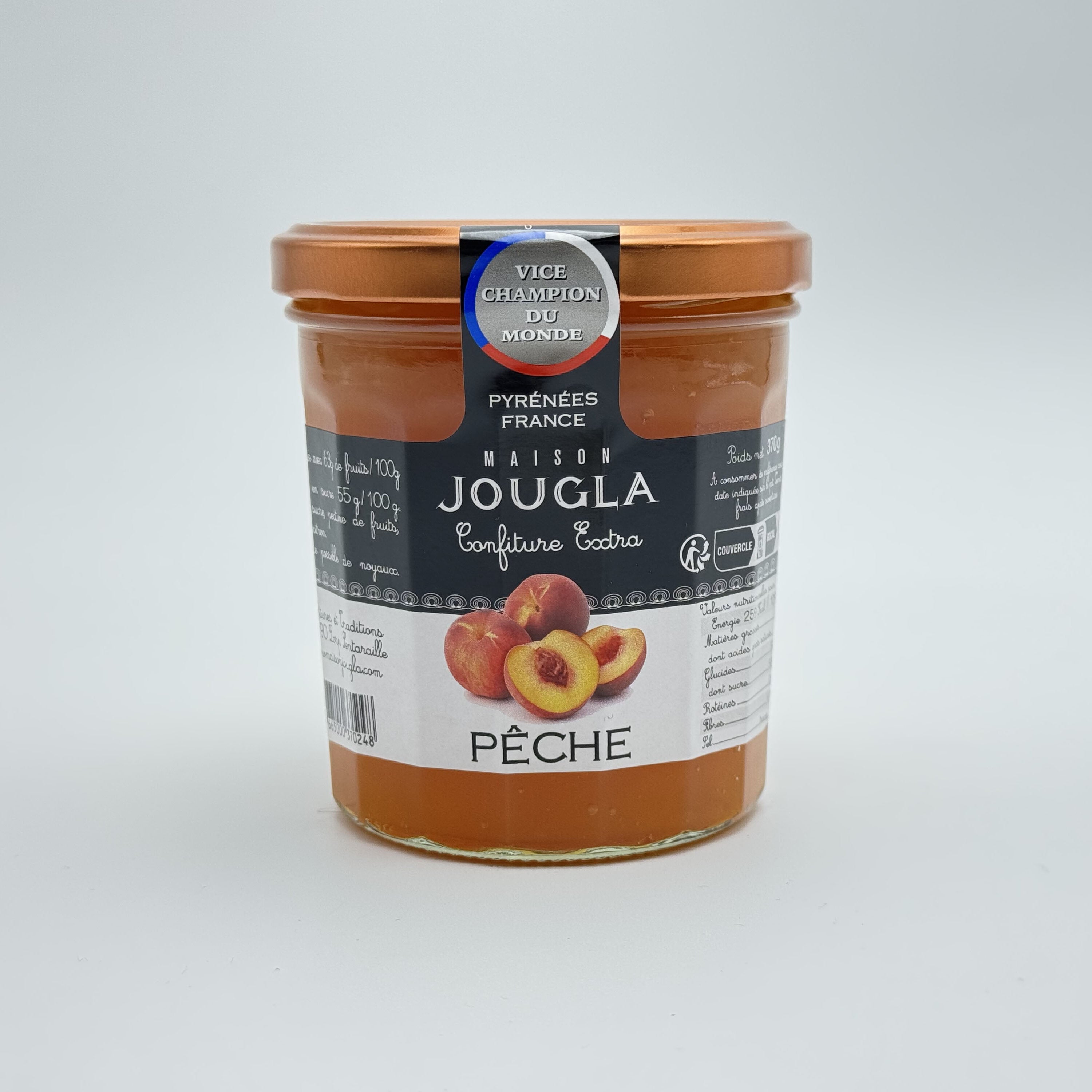Confiture extra de Pêche 370g