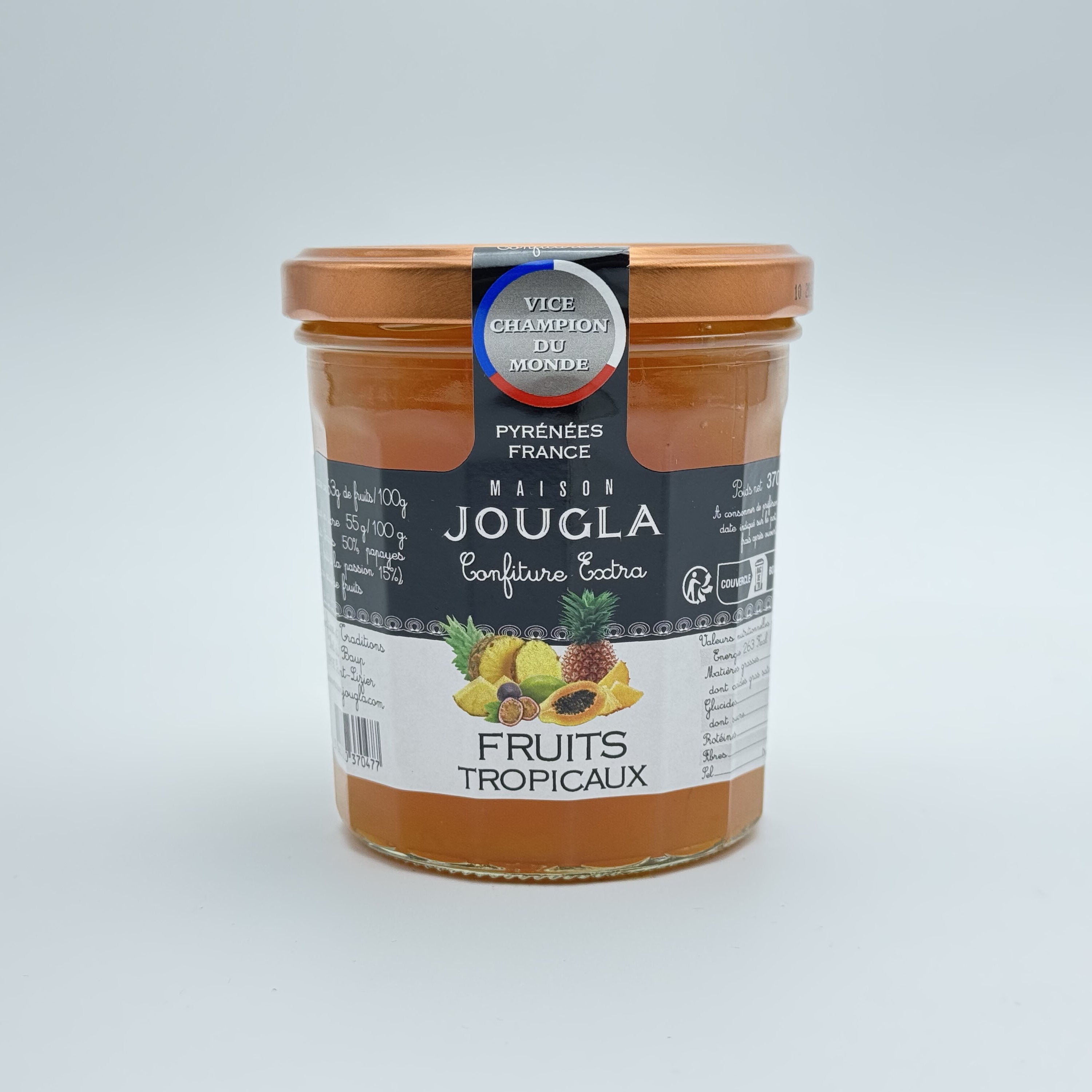 Confiture extra de Fruits Tropicaux 370g